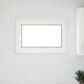 vidaXL Otočné a sklopné okno do suterénu RISOR 90 x 50 cm PVC a sklo