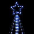 vidaXL LED vianočný stromček 615 LED modré 404,5 cm