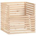vidaXL Kompostér 100x100x102 cm masívne borovicové drevo