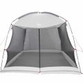 vidaXL Stan s moskytiérou so strechou Sivá 320 x 320 x 218 cm