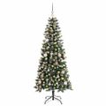 vidaXL Umelý vianočný stromček Zelená 150 cm PVC, plast a oceľ