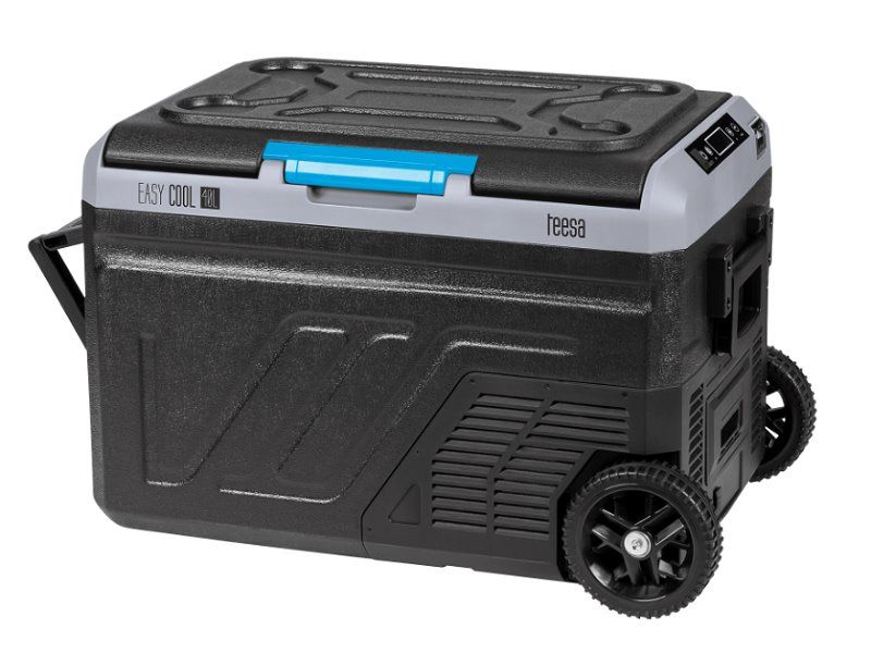 Chladiaci box TEESA TSA6004 40l, 12V/24V/230V/baterie, kolesá, kompresor, mraženie, Bluetooth