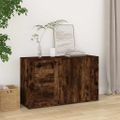 vidaXL Komoda dymový dub 100x33x59,5 cm spracované drevo