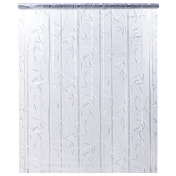 vidaXL Okenná fólia matná bambusový vzor 60x500 cm PVC