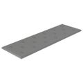 vidaXL Nástenné panely 12 ks sivé 90x30 cm umelá koža 3,24 m²