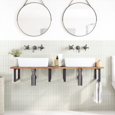 vidaXL Kúpeľňová doska olejová úprava 160x50x2 cm masívna akácia