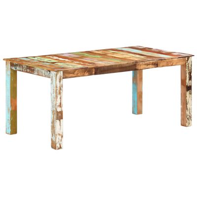 vidaXL Jedálenský stôl, recyklovaný masív 180x90x76 cm