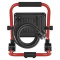 LED reflektor ELION 30W, červeno-čierny, IP65, 4800 lm, neutrálna biela