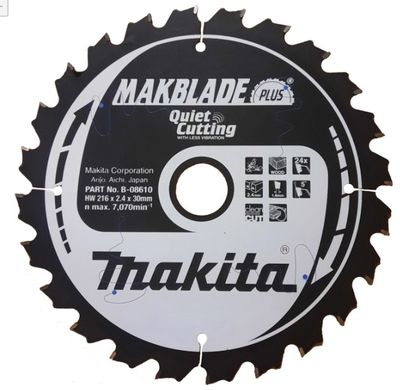 Makita pilový kotouč 216x30 24 Z