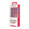 Káblové slúchadlá Forever JSE-200 jack 3,5mm zelená bežné