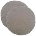 vidaXL Poťah na podložku 2 pcs HEERLEN Svetlosivá Ø 40 cm Bouclé