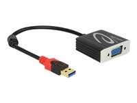 Externý video adaptér - USB 3.0 - D-Sub - čierna - maloobchod