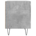 vidaXL Nočné stolíky 2 ks betónovo sivé 40x35x47,5 cm kompozitné drevo