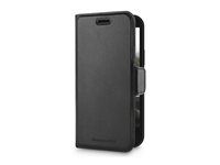 Puzdro s klopou pre mobilný telefón - plast - čierna - pre Apple iPhone 7, 8, SE