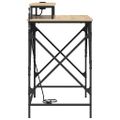 vidaXL Stôl Sonoma dub 100 x 50 x 86,5 cm Kompozitné drevo