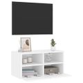 vidaXL TV nástenná skrinka biela 60x30x30 cm kompozitné drevo