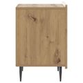 vidaXL Nočný stolík Dub artisan 43 x 34,5 x 52 cm Kompozitné drevo