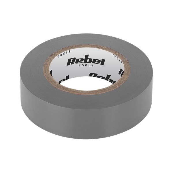 Izolační páska PVC 19/20 šedá REBEL NAR0435