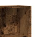 vidaXL Knižnica staré drevo 60x30x114 cm kompozitné drevo