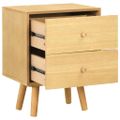 vidaXL Nočné stolíky 2 ks 40x30x50 cm borovicový masív