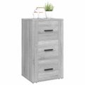 vidaXL Komoda sivý dub sonoma 40x33x70 cm spracované drevo