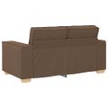 vidaXL 2-dielna súprava sedacej súpravy s vankúšmi, hnedá látka