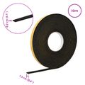 vidaXL Samolepiaca penová páska 10 ks Čierna 15mm x 10m CR Pena