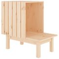 vidaXL Mačací domček 60x36x60 cm borovicový masív