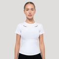 Dámske tričko Tribal Ribbed White - GymBeam, veľkosť XL