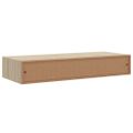 vidaXL Nástenná zásuvková polica dubová 60x23,5x10 cm MDF