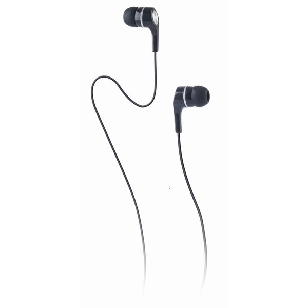 Káblové slúchadlá Maxlife MXEP-01 jack 3,5mm čierne