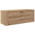 vidaXL Skriňa na topánky 100 x 35 x 38 cm Kompozitné drevo Dub artisan