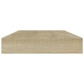 vidaXL Prídavné police 4 ks, dub sonoma 80x10x1,5 cm, kompozitné drevo