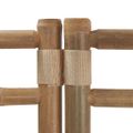 vidaXL Skladací 4-panelový paraván 160 cm bambus a plátno