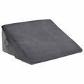 vidaXL Vankúš s klinom Sivá 55 x 55 x 26 cm Pamäťová pena