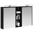 vidaXL Set kabinetov do kúpeľne 3 ks 106 x 16 x 62,5 cm