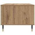 vidaXL Konferenčný stolík dub artisan 60 x 50 x 40 cm Kompozitné drevo