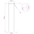vidaXL Roleta Hnedá 70 x 160 cm Bambus