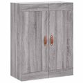 vidaXL Vysoká skrinka sivý dub sonoma 69,5x34x180 cm spracované drevo