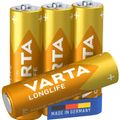 VARTA Batérie LONGLIFE LR06 AA 1,5V, 4ks, 2800mAh