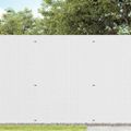 vidaXL Záhradný plot obojstranný biely 1,8x3 m PVC