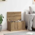 vidaXL Úložné boxy dub artisan 70x40x38 cm kompozitné drevo