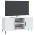 vidaXL TV skrinka Biela 102 x 34,5 x 50 cm Kompozitné drevo