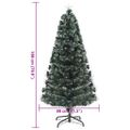 vidaXL Umelý vianočný stromček Zelená 180 cm PVC