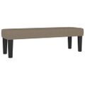 vidaXL Boxspring posteľ s matracom sivohnedý 200x200 cm látka