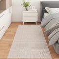 vidaXL Kusové koberce Obdĺžnikový FARO Krémová 200 x 80 cm Polyester