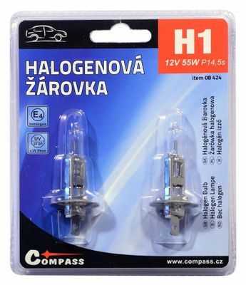Žiarovka 12V H1 55W P14,5s blister 2 ks