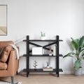 vidaXL Regál na knihy 3 úrovní 100 x 33,5 x 102 cm Kompozitné drevo