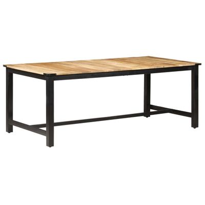 vidaXL Jedálenský stôl 200x100x76 cm, surový mangový masív