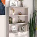 vidaXL Nadstavec na komodu HAMAR, biely 85x35x100 cm, borovica